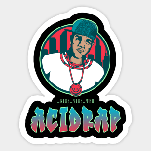 Rap - Rapper - Streetstyle - ACIDRAP Sticker